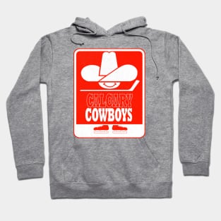 Retro Calgary Cowboys Hockey Hoodie